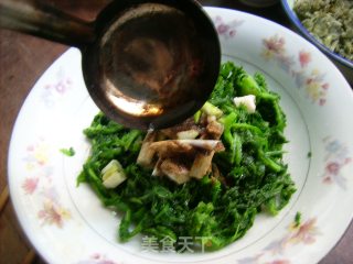 凉拌荠菜的做法步骤：2