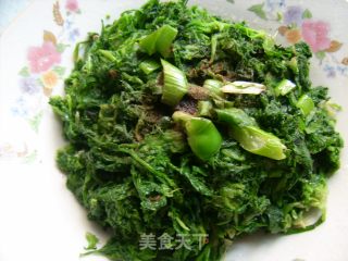 凉拌荠菜的做法步骤：2