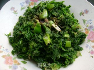 凉拌荠菜的做法步骤：2