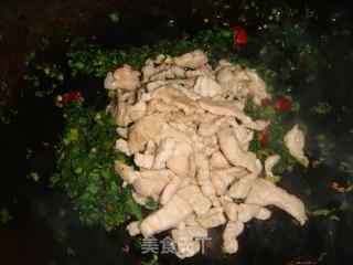 雪里蕻炒肉丝的做法步骤：3