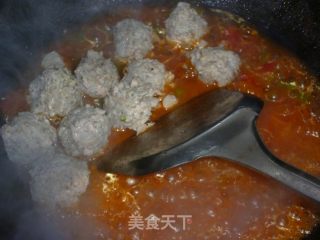 茄汁肉丸饭的做法步骤：2