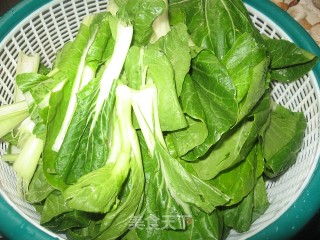 香菇小白菜的做法步骤：2
