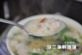 马兰海鲜泡饭的做法步骤：5
