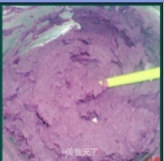 芒果酸奶紫薯泥的做法步骤：2