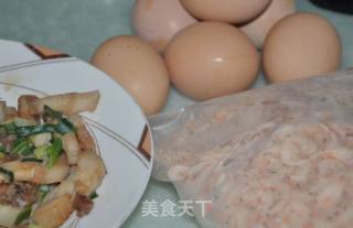 油渣虾皮煎蛋的做法步骤：6
