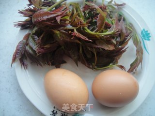 香椿鸡蛋饼的做法步骤：2