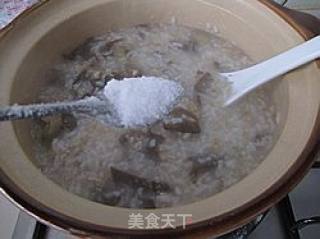 鸡肝木耳燕麦粥的做法步骤：2