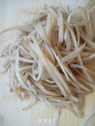 凉拌咸菜丝的做法步骤：2