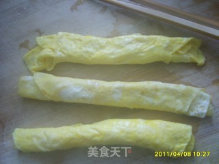 鸡蛋卷的做法步骤：2
