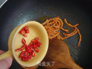 蒜香素肉丝的做法步骤：3