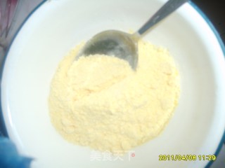 玉米糊糊的做法步骤：2