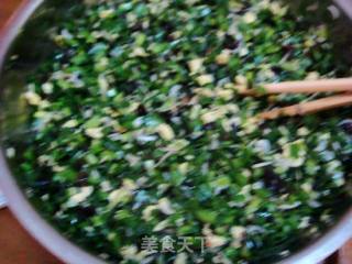 韭菜虾皮鸡蛋水饺的做法步骤：2