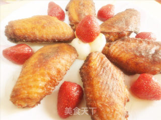 酥炸翅中的做法步骤：3