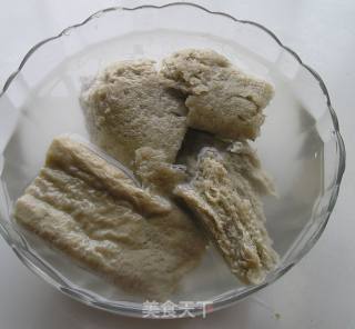 凉拌生菜面筋的做法步骤：2