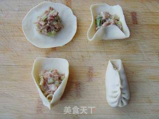 冰花煎饺的做法步骤：2