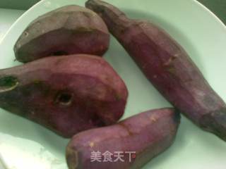 紫薯芝麻饼的做法步骤：2