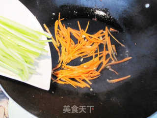 炒双丝的做法步骤：2