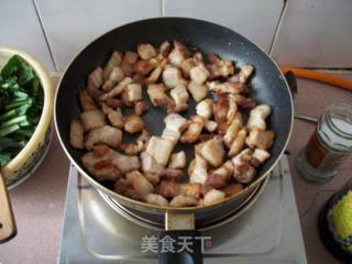 炒腩肉的做法步骤：2