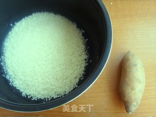 地瓜饭的做法步骤：2