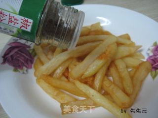 自制薯条的做法步骤：4