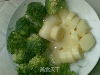 兰花烩玉子的做法步骤：2