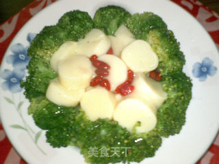 兰花烩玉子的做法步骤：2