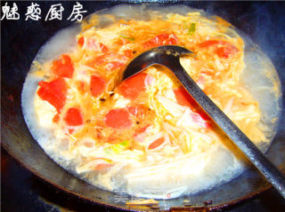 金针菇番茄汤的做法步骤：3