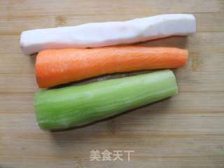 莴苣炒山药的做法步骤：2