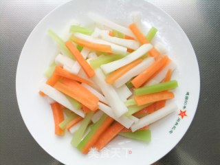 莴苣炒山药的做法步骤：2