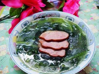 菠菜粉丝汤的做法步骤：2