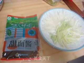 京酱肉丝的做法步骤：2