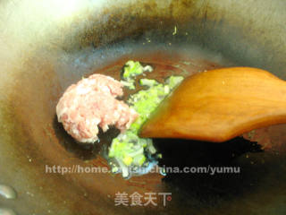 肉沫瓜条的做法步骤：3