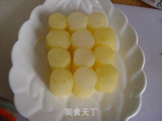 橙汁山药的做法步骤：2