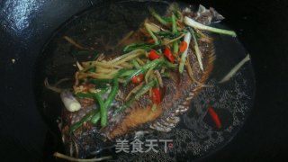 红烧福寿鱼的做法步骤：2