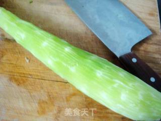 莴苣炒肉片的做法步骤：3