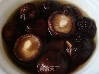 香菇油菜的做法步骤：4