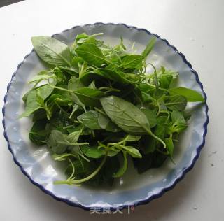 荆芥捞面的做法步骤：2
