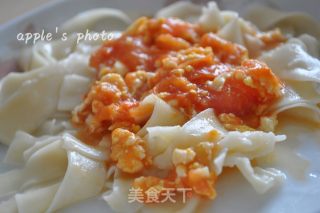 番茄炒蛋浇面的做法步骤：2