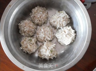 珍珠丸子的做法步骤：2