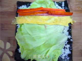 紫菜包饭的做法步骤：2