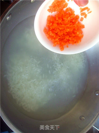 宝宝快乐成长餐--蔬菜肉丸粥的做法步骤：6