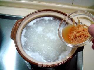 干贝菠菜粥的做法步骤：2