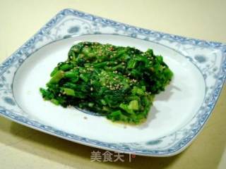 开胃醒脑小菜，菠菜系列三“芥末菠菜”的做法步骤：2