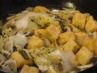 酸辣粉丝大白菜的做法步骤：2