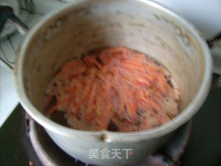 凉拌干豆皮红萝卜的做法步骤：2