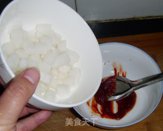 清爽辣萝卜的做法步骤：2