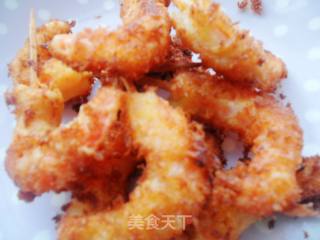 美味的牙签虾排的做法步骤：2