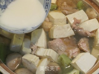 丝瓜豆腐羹的做法步骤：2