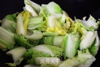 白菜焖油豆腐的做法步骤：3