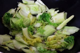 白菜焖油豆腐的做法步骤：3